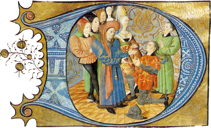 Charles d'Orléans recevant l'hommage d'un vassal (XVe siècle)