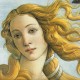 La naissance de Vénus (portrait de Vénus) de Sandro Botticelli, artiste du Quattrocento (XVe siècle italien).