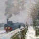 Monet - Le train dans la neige, 1875.