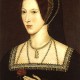 Anne Boleyn (1500 - 1536) décaptiée sur l'ordre du roi d'Angleterre Henri VIII, le 19 mai 1536.