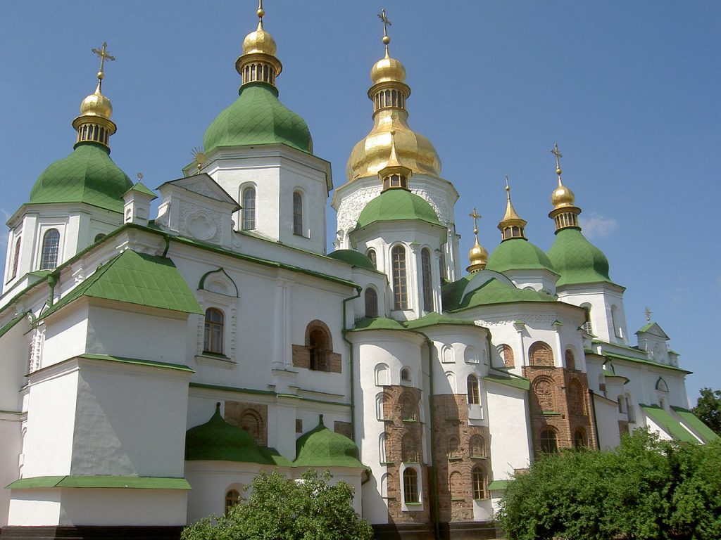 Cathédrale Saint-Sophie à Kiev. Premières fondations : 1037