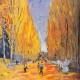 Vincent Van Gogh, les Alyscans, Arles, 1888