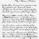 Manuscrit du poème "Ma bohème" d'Arthur Rimbaud (1854 - 1891)