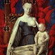 La Vierge à l'enfant - Jean Fouquet (1415 - 1481) - Musée des Beaux -Arts d'Anvers. Agnès Sorel servit de modèle pour cette Vierge à l'enfant.